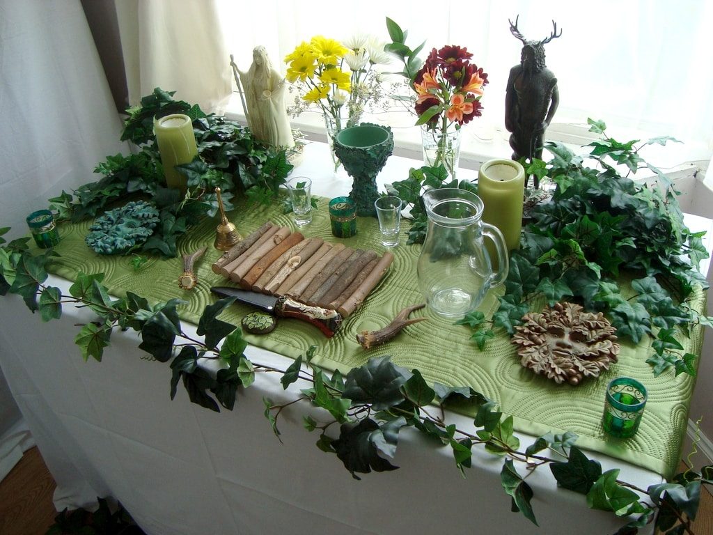 Beltane Altar 2012 by Druidstone DeviantArt