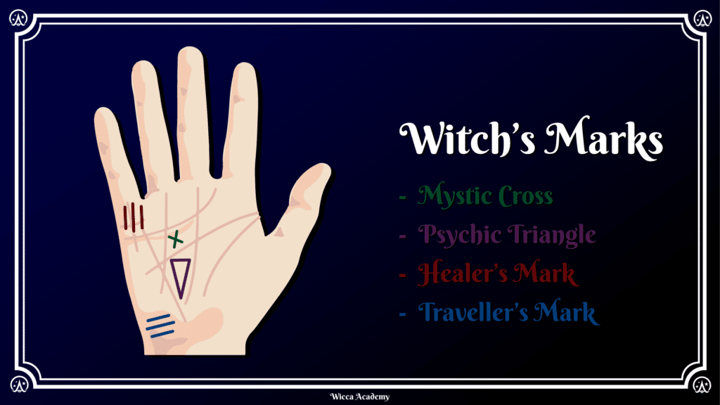 Guide to reading witch's marks of the palm