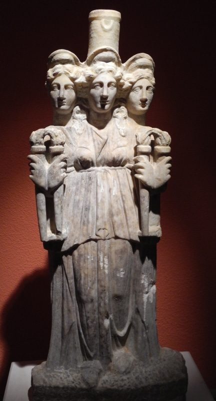 The big statue of Goddess Hecate