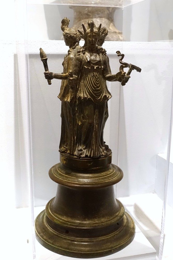 A statue of the goddess Hecate