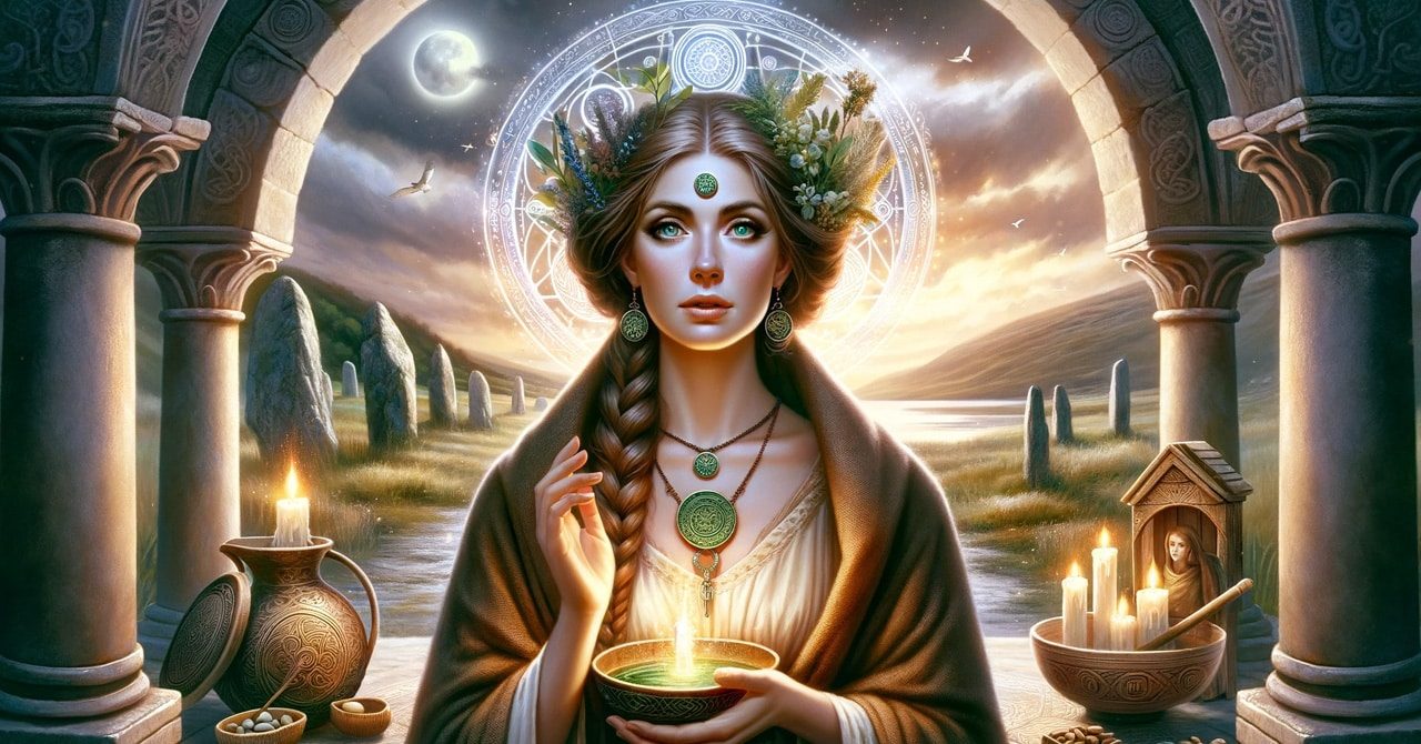 Brigid is a Patroness of Healing, Poetry and Smithcraft