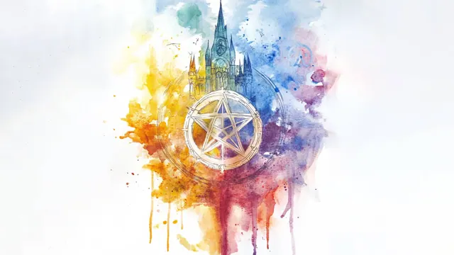 Watercolor Castle