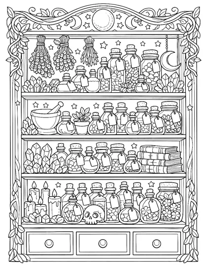 Apothecary Shelf