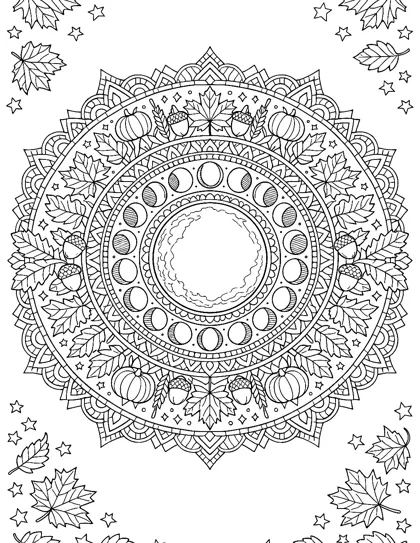 Harvest Moon Mandala