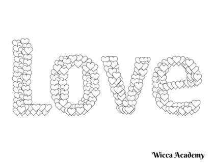 Love Spelled with Hearts