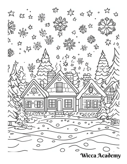Snowy Village