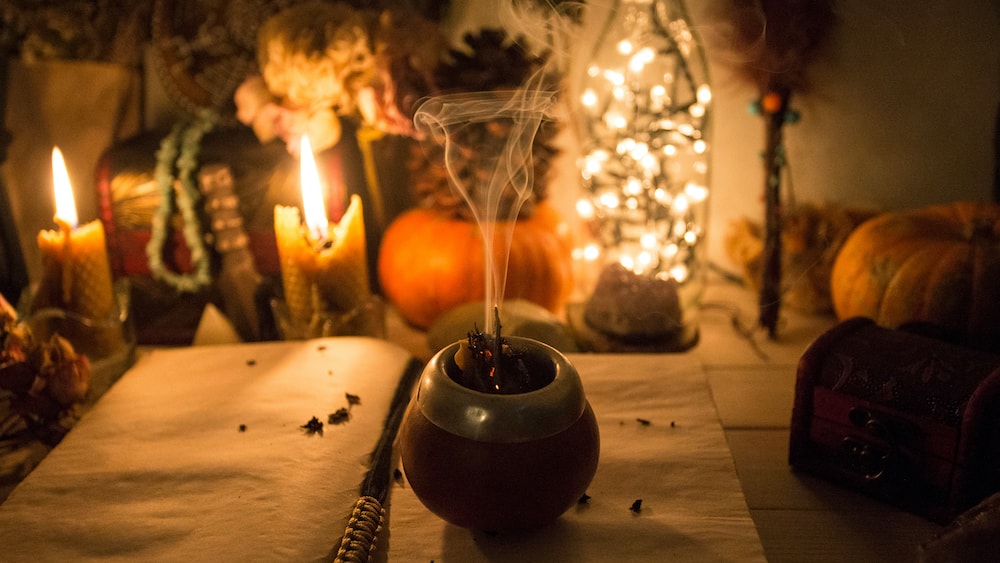 Samhain ancestor altar