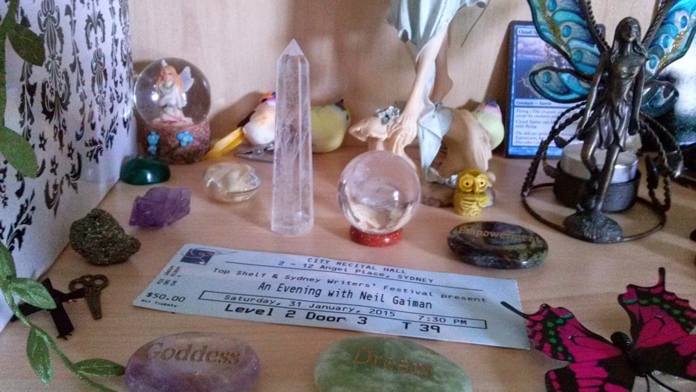 A faery altar