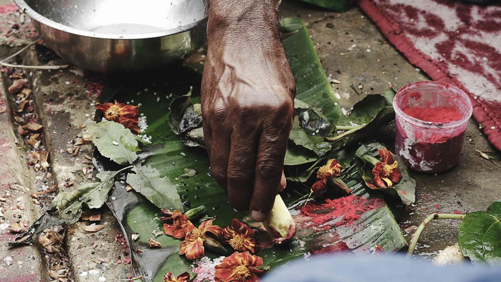 An offering to our ancestors