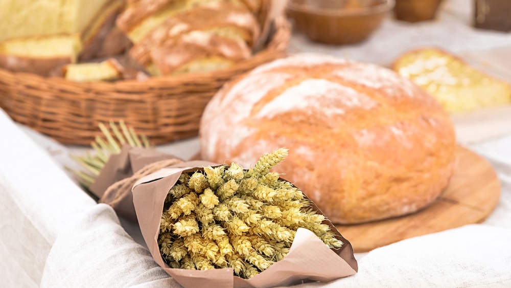 A loaf of Lammas bread