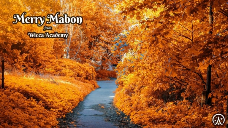 Wicca Academy Mabon Desktop Background