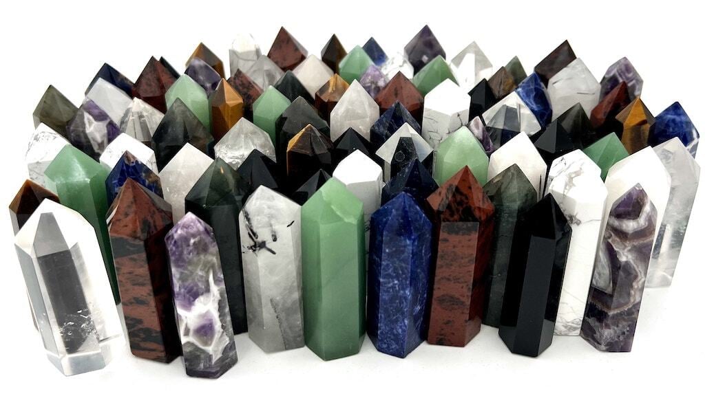 A selection of crystal points