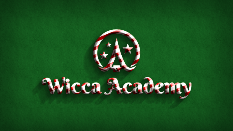 Wicca Academy Candy Cane Desktop Background