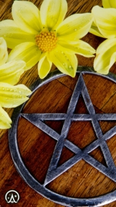 Wicca Academy Pentacle Mobile Background
