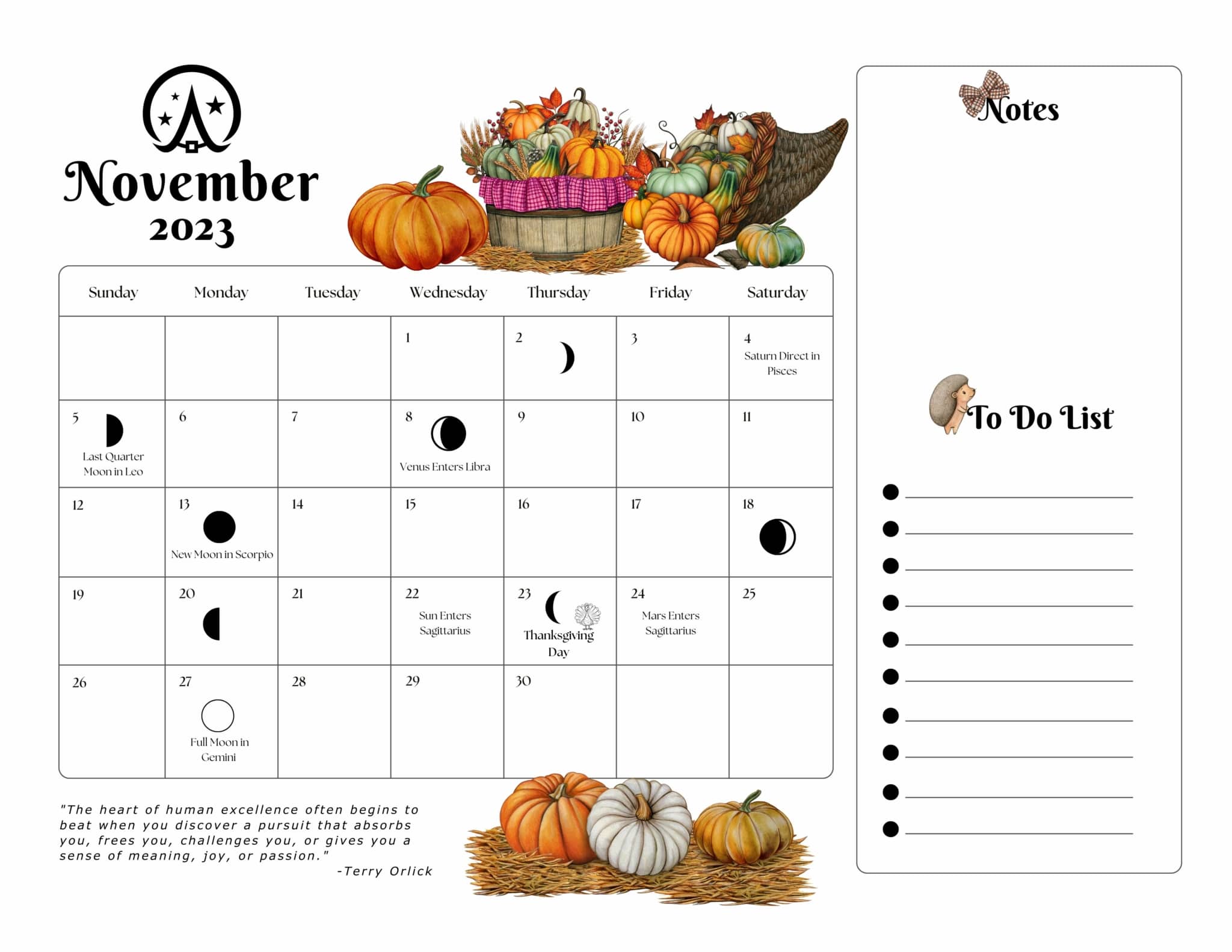 Monthly Calendars - Wicca Academy