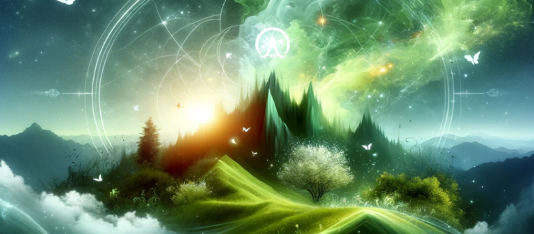 Wicca Academy Green Mountains Facebook Background