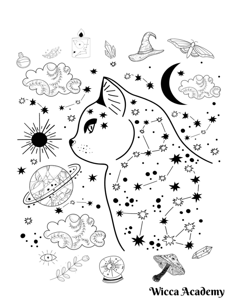 Coloring Pages Wicca Academy